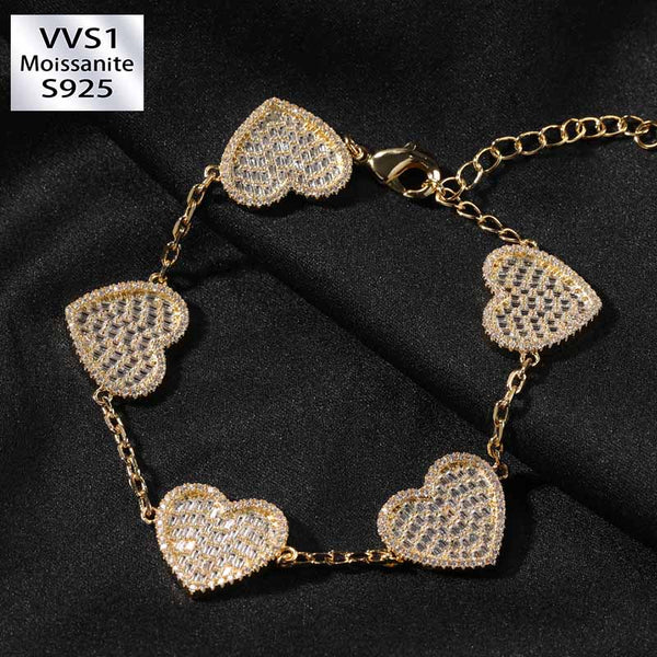 Moissanite Love Design Bracelet