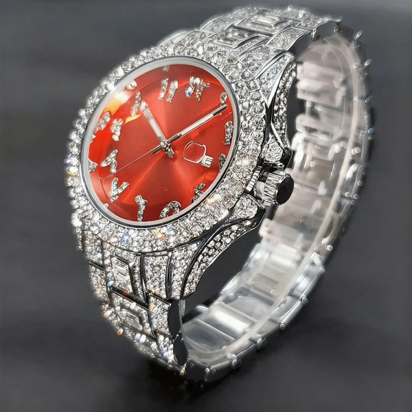 VVS Presidential Arabic Dial Iced Out Watch