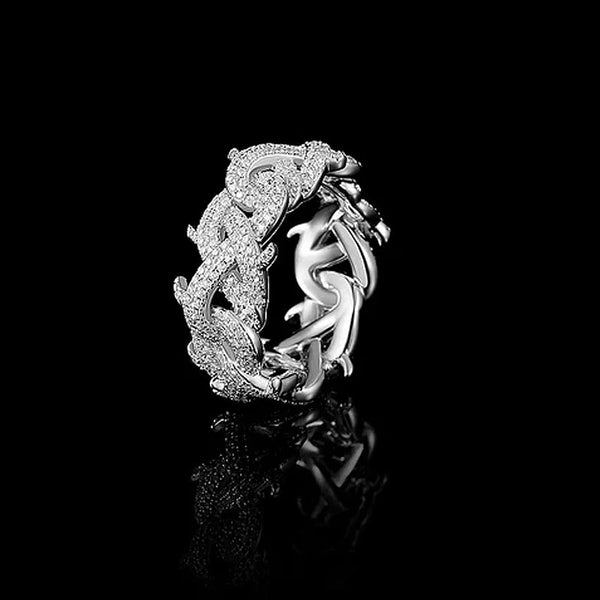 10mm S925 Crown of Thorns Ring