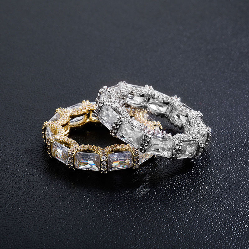 Moissanite Luxury Elegant Long Diamond Ring – kankco