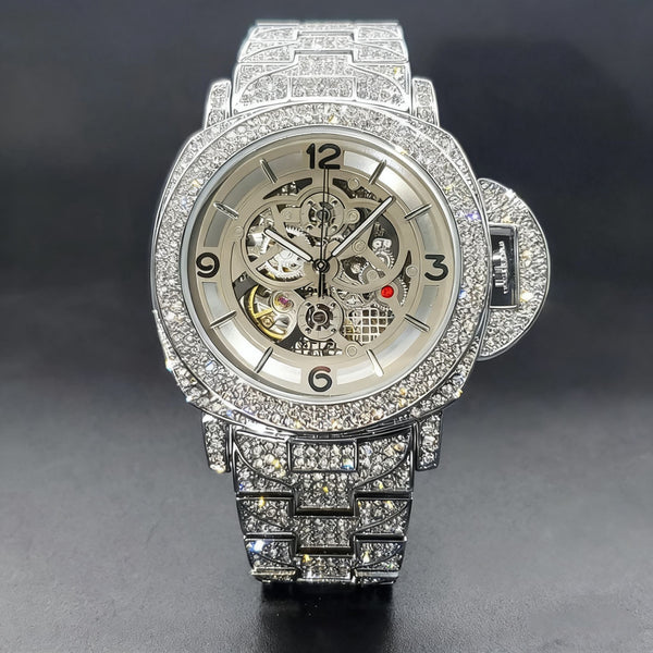 VVS Chrysalis Skeleton Iced Out Watch