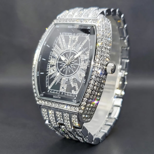 VVS Noir Iced Out Watch
