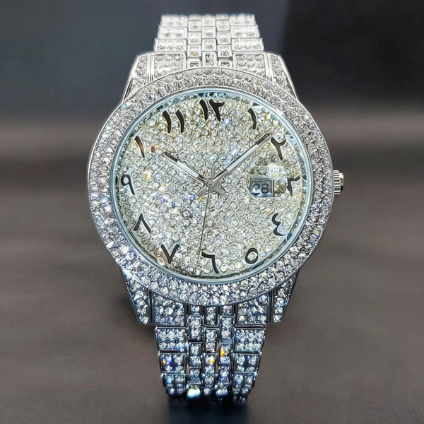 VVS Nove Arabic Iced Out Watch