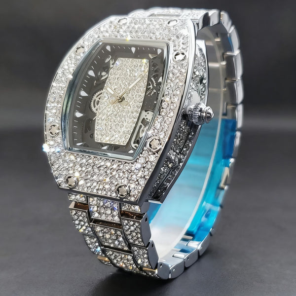 VVS Tonneau Iced Out Watch