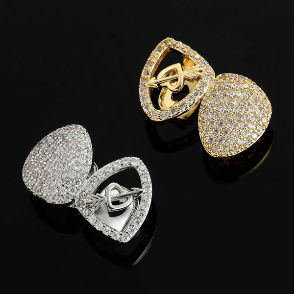 Moissanite Two Teeth Creative Grillz