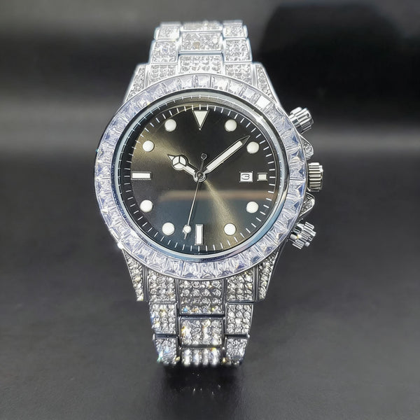 VVS Noir Baguette Watch