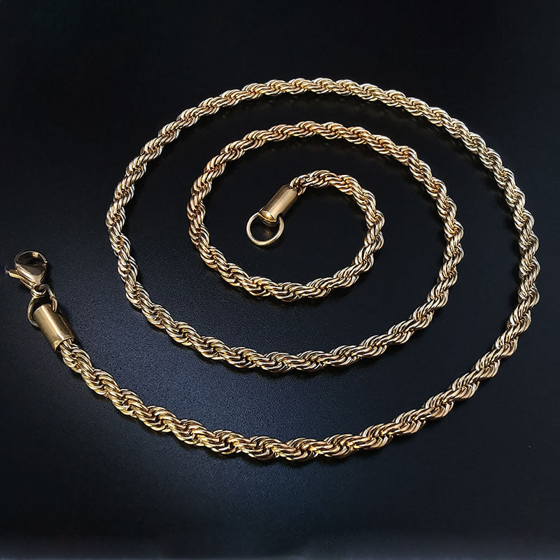 7mm/8mm Classic Hip Hop Rope Chain – kankco