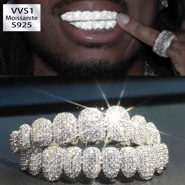 Moissanite Hip Hop Classic Grillz