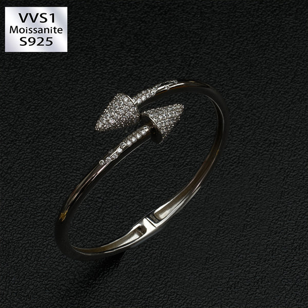 Morganite Double Arrow Personalized Delicate Bracelet