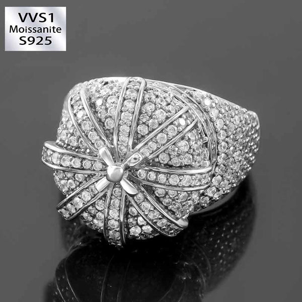 Moissanite Creative Crown Ring