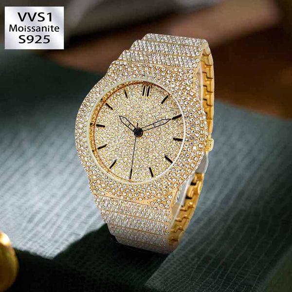 Moissanite Luxury Full Diamond Watch