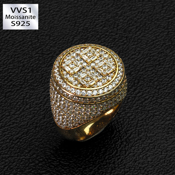 Moissanite Creative Round Ring