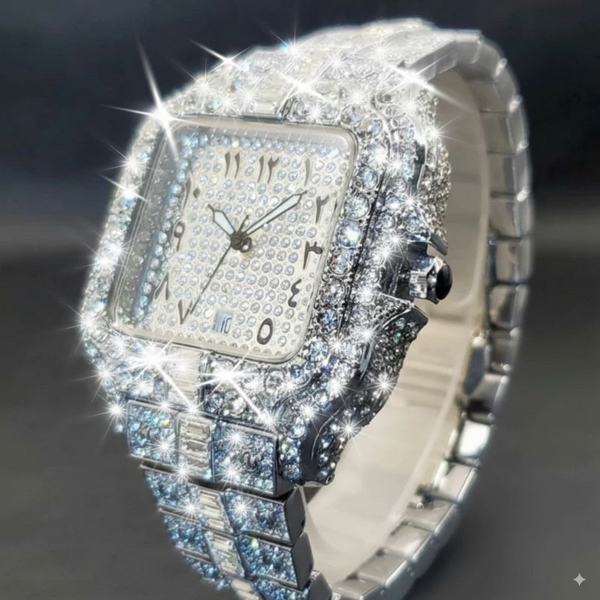 Arabic VVS Iced Out Watch