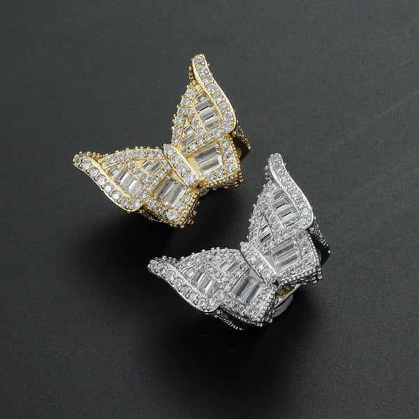 Butterfly Three-dimensional Ring